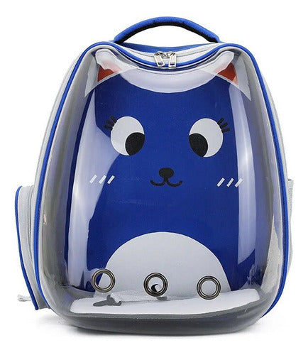 Morral Astropet Mochila Transparente Mascotas Gatos Perros